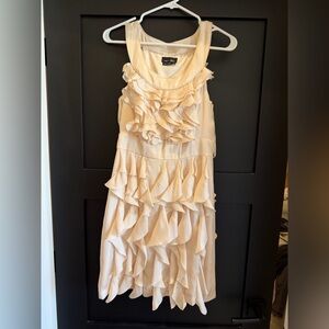 Max & Cleo Ivory Sleeveless Dress